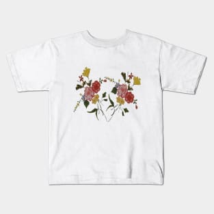 Old Japanese Flower Kids T-Shirt